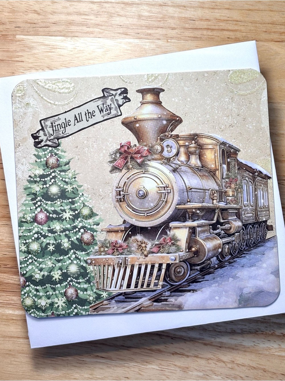 Handmade Christmas Greeting Card